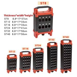 Boîtier de distribution de signal de scène portable 8-40 canaux pour connexion de câbles audio serpentins - Product Image 4