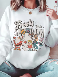 Sudadera Deportiva Holgada de Punto Suelto, de Poliéster/Algodón, Informal, Extra Grande, Gruesa, Personalizable, Ecológica, Transpirable, para Mujer - Product Image 6