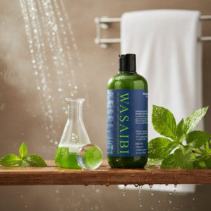 Champú Anticaspa Orgánico Wasabi con Fórmula 2 en 1, Cuidado del Cuero Cabelludo Refrescante y Nutritivo, Ingredientes de Calidad Profesional - Product Image 3