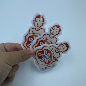 Autocollant en verre personnalisé, mignon, à séchage rapide, adapté aux petits sièges, meubles, croquettes, éducation, sacs en polyéthylène pour pain, bananes, 140x105mm - Product Image 3