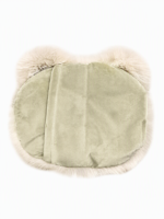 Housse de bouteille d'eau chaude en peluche ours mignon avec fausse fourrure douce, chauffe-mains pour le confort hivernal et la thérapie thermique