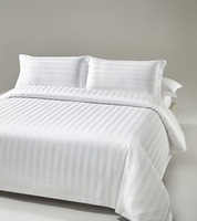 Couverture de lit d'hôtel en tissu 300T Sateen 100% coton drap de lit d'hôtel 100-150cm par rouleau
