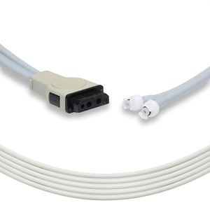 Tuyau <span class=keywords><strong>de</strong></span> brassard NIBP Caremed compatible GE Marquette 2017008-001, double tube 3,6 m pour Dash2000/Dash2500 - Product Image 1