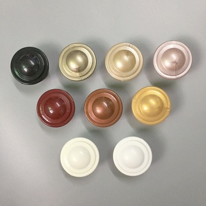 Grand embout de rideau décoratif pour tringle à rideaux de 32 mm, design moderne et simple, plusieurs couleurs au choix - Product Image 3