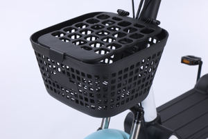 โรงงานขายส่ง <span class=keywords><strong>DESEO</strong></span> WDA-4 350W 48V จักรยานไฟฟ้าสำหรับผู้ใหญ่ รุ่น City Bike 3 สปีด โครงเหล็ก มอเตอร์ดุมล้อหลัง ระบบดิจิตอล แบตเตอรี่ตะกั่วกรด - Product Image 6