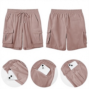 <b>Women's</b> Solid Color Cargo <b>Shorts</b> Mid Waist Elastic Waist Regular Fit Casual Breathable Waterproof Quick Dry Canvas <b>Shorts</b> - Product Image 4
