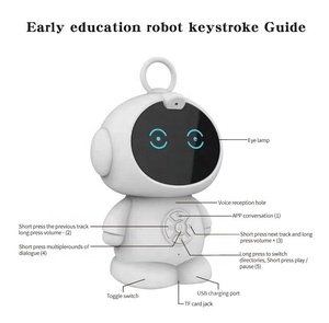 Robot de Compañía con IA para el Aprendizaje, Chat de Voz, Cuentos, Música, Educación Temprana, Juguete Inteligente Interactivo, Regalo para Niños, Material Plástico ABS - Product Image 3