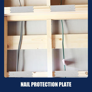 แผ่นป้องกันสายเคเบิล แผ่นป้องกันโลหะ แผ่นป้องกันผนัง แผ่นป้องกันตะปูไม้ - Product Image 3