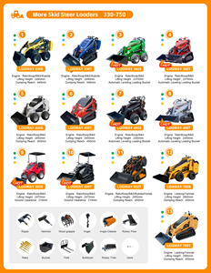 Ce EPA Euro Mini Skid chỉ đạo Bộ nạp LW-750 Crawler trượt loader với xô hợp tác với hơn 200 đại lý - Product Image 4