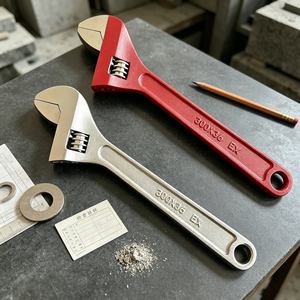 Hot Sale Explosion Proof Adjustable Wrench Aluminum Bronze Non-Sparking Drop Forged Safety <b>Spanner</b> <b>Tool</b> for Oil Tanker - Product Image 6