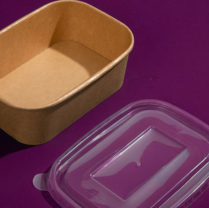 2024 одноразовая белая бумажная чаша из крафт-бумаги с крышкой для домашних животных/полипропиленовая упаковка оптом хорошего качества - Product Image 3