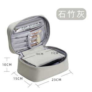 <b>Makeup</b> Bag Large Capacity Waterproof Cosmetic <b>Case</b> Portable Stylish Design For Bedroom Use - Product Image 4