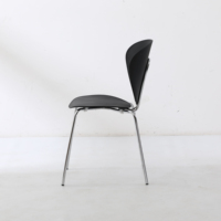 Chaise de salle à manger nordique moderne et empilable en métal de Restaurant de conception simple de maison créative de prix usine