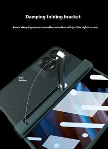 เคสโทรศัพท์หนังแบบพับได้ ดีไซน์คลาสสิกเรียบหรู คุณภาพสูง พร้อมบานพับแม่เหล็ก สำหรับรุ่น Oppo Find N2 Plus XR บรรจุกล่อง - Product Image 5