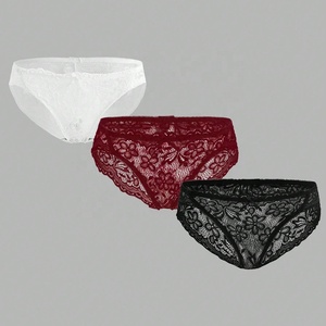 Culotte taille mi-haute en dentelle multicolore sexy pour femme, design tendance - Product Image 2