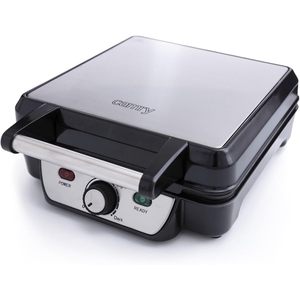 Máquina para hacer gofres belgas Camry de 1500W con superficie antiadherente y control mecánico para 4 gofres - Product Image 2