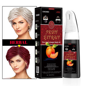 Natural Fruits Extract Ammonia Free Healthy Ingredient <strong>Hair</strong> Color Gel 500ml OEM <strong>Hair</strong> <strong>Dye</strong> for Beard and <strong>Hair</strong> With Comb - Product Image 1