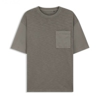 Camiseta Casual para Hombre 2026 con Pedrería, Ventilada, de Algodón Puro, Talla Grande, Estilo Retro, Exquisita y Transpirable