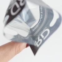 Sacs en mylar personnalisé transparent à une face haute tolérance avec fenêtre transparente fermeture éclair en aluminium emballage de leurre de pêche