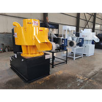 Nouvelle machine à granulés de bois à haute efficacité avec pompe à engrenages moteur, production de 1 tonne (diamètre des granulés de 6 à 30 mm)