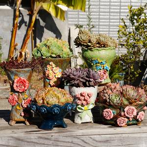 Old Trunk <span class=keywords><strong>Cliff</strong></span> Like Trunk High Trunk Maceta para flores suculentas - Product Image 2