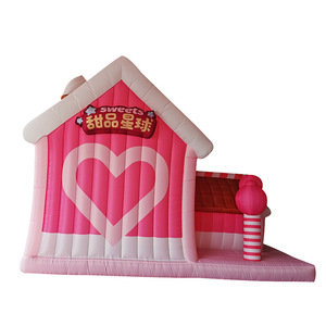 <b>Inflatable</b> Candy <b>House</b> PVC 2 To 4 Years Kids Playhouse For Store Display Customizable - Product Image 5