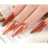 Fournitures pour ongles 3D Mesh Gold Silver Line Nail Art Sticker DIY Nail Decoration Mesh Foil Silk Stickers