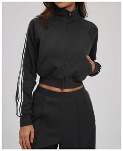 Sweat à capuche contrasté avec col montant, coupe-vent, poches zippées pour femme, idéal pour les sports de plein air et le cyclisme, veste épaisse - Product Image 6