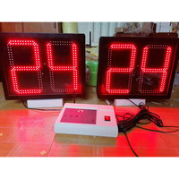 Temporizador de 0 a 99 Segundos, Cuenta Regresiva de 14, 24, 30 Segundos, Estilo Simple, Una Sola Fila, Temporizador de 24 Segundos para Baloncesto
