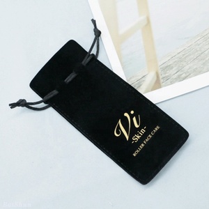 Sac à cordon pour bijoux en daim imprimé de logo personnalisé pour mini produits Petit sac cadeau pour l'emballage de bijoux Pochette en daim pour <span class=keywords><strong>parfum</strong></span> - Product Image 6