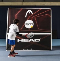 Mur d'entraînement de tennis gonflable, panneau de frappe de tennis