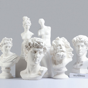 Statue de grande personnalité grecque célèbre de 10 pouces en plâtre blanc, sculpture 3D, œuvre d'<span class=keywords><strong>art</strong></span> décorative pour studio de dessin, modèle de référence pour croquis - Product Image 1
