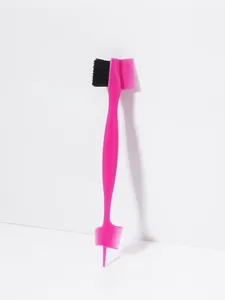 Brosse à cheveux pour le contrôle des bords, 1/4 pièces, utilisée pour peigner et couper les cheveux des femmes sur les bords et au dos de la tête, spéciale pour les perruques en cheveux naturels. - Product Image 4