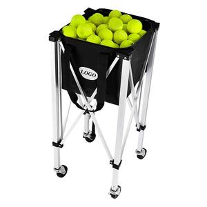 Opvouwbare tennisbalwagen Handige tenniscoach-auto Ballenwagen Tennisopslagauto Tennistrainingsapparatuur met tas - Product Image 2