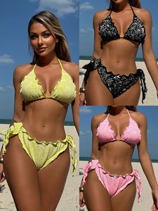 Nuevo Bikini de Verano para Mujer, Sexy y Moderno, Bordado Floral, Estilo Pure Desire, de Dos Piezas - Product Image 6