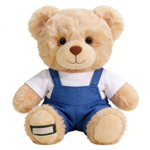 Oso de Peluche Personalizado con Overol de Mezclilla, Mini Osos de Peluche Rellenos, Osos de Peluche Ai Más Populares - Product Image 2