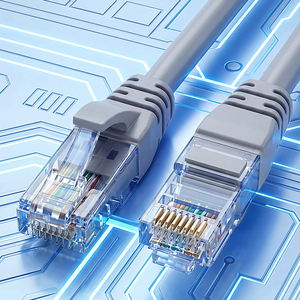 Câble Ethernet CAT5E/Cat6/CAT7 UTP/STP CAT 6 <span class=keywords><strong>RJ</strong></span> <span class=keywords><strong>45</strong></span> 10m/<span class=keywords><strong>50m</strong></span>/100m Câble de raccordement pour ordinateur portable Routeur Câble réseau RJ45 - Product Image 1