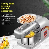 Machine d'extraction d'huile d'arachide automatique à froid et à chaud JIAPING 6-9kg/h 220V Nouvelle Guangdong