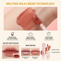 Gloss à lèvres mat naturel repulpant, végan, waterproof, à l'huile, avec logo personnalisé pour le maquillage quotidien, gloss à lèvres personnalisé