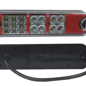 Led Tail Light Trailer Led 7.5*19 Inches Combination Stop Turn Tail Back Up Lights Truck Trailer