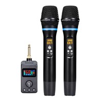 Microphone sans fil universel M50 avec DSP, anti-retour et réverbération pour usage domestique et karaoké