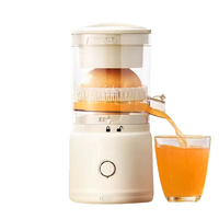 Presse-agrumes électrique compact 12000 tr/min rechargeable portable USB avec brosse de nettoyage, capacité 600 ml pour fruits, oranges, citrons, pamplemousses
