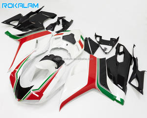 Kit de <span class=keywords><strong>Carenado</strong></span> para Motocicleta <span class=keywords><strong>Ducati</strong></span> 1098 <span class=keywords><strong>848</strong></span> 2007 2008 2009 2010 2011, ABS, 1198 1098S 07 08 09 10 11, Multicolor, Repuesto - Product Image 1