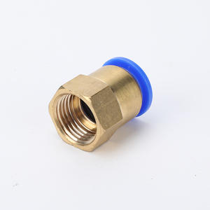 Conector Rápido Neumático Serie PCF6-01/8-02, Rosca Interna de Cobre, Tipo Filtro para Mangueras de Aire de Paso Directo - Product Image 4