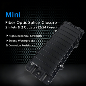 फाइबर ऑप्टिक स्प्लिस बंद 12/24/48/72/96 कोर - Product Image 3