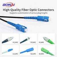 Kabel Patch Cord FTTH Pre-terminasi Terlaris GJYXCH G657A1 Tipe Bow Konektor Kustom LSZH untuk Penggunaan FTTH FTTX