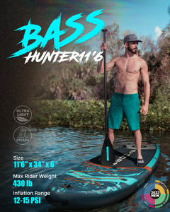 MYBOAT ขายส่ง บอร์ดยืนพายลมแบบพองลม ขนาด 11'6''*34''*6'' รุ่นออลราวด์ ISUP สำหรับผู้เริ่มต้นและผู้ใหญ่ MY02 Inflatabl - Product Image 4