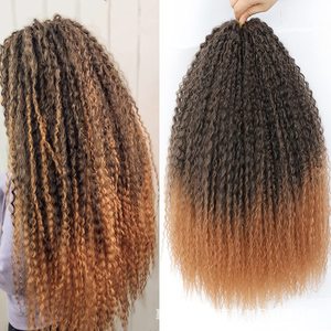 Perruque européenne et <span class=keywords><strong>américaine</strong></span>, tresses brésiliennes bouclées, tresses profondes Yaki, petites tresses bouclées, tresses Dirty Braids, cheveux au crochet, fibre haute température, fabrication à la machine - Product Image 1