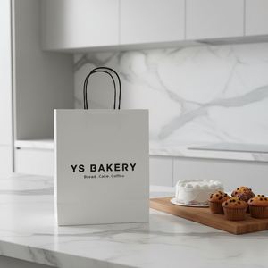 Bolsa de Papel Kraft Impresa Personalizada, Ecológica, Grande, para Compras, Empaque de Lujo para Joyería, Vestidos, Galletas, Venta al Por Mayor - Product Image 4