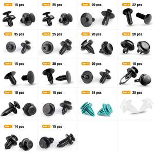 390 pièces de fixation de pare-chocs GRC-<span class=keywords><strong>34</strong></span> Push, clip de fixation automobile hybride, corps push, panneau de garniture de porte de pare-chocs, clip automatique - Product Image 2